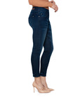 Bluberry Denim Pull-On Ankle Length Jade