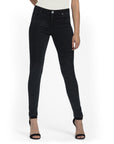 Bluberry Denim Zipper-Fly Slim Leg Maggie