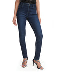 Bluberry Denim Zipper-Fly Straight Leg Thea