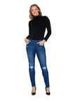 Bluberry Denim Pull-On Slim leg Victoria