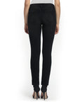 Bluberry denim Zipper-Fly Straight leg Black Rinse Wash