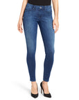 Bluberry Denim Zipper-Fly Skinny Leg Medium Wash