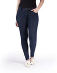 Bluberry Denim Zipper-Fly Skinny Leg Dark navy Rinse Wash