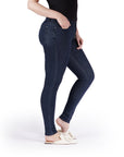 Bluberry Denim Zipper-Fly Skinny Leg Dark navy Rinse Wash