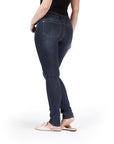 Bluberry Denim Zipper-Fly Slim Leg Sienna